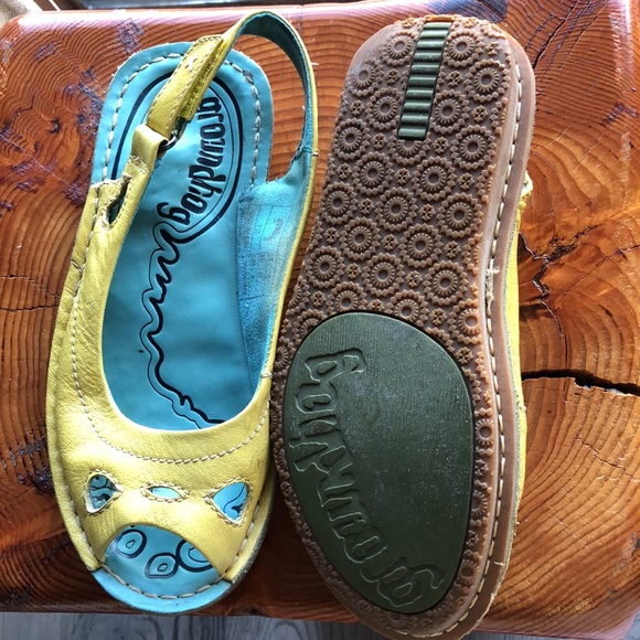 Groundhog sandals, yellow - Picture 4 of 4